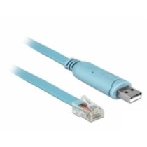 DELOCK USB 2.0 A to RS232 Serial Adapter Cable - (Color: Blue, Length: 3.0 m) — Buy in Cyprus with Fast Delivery