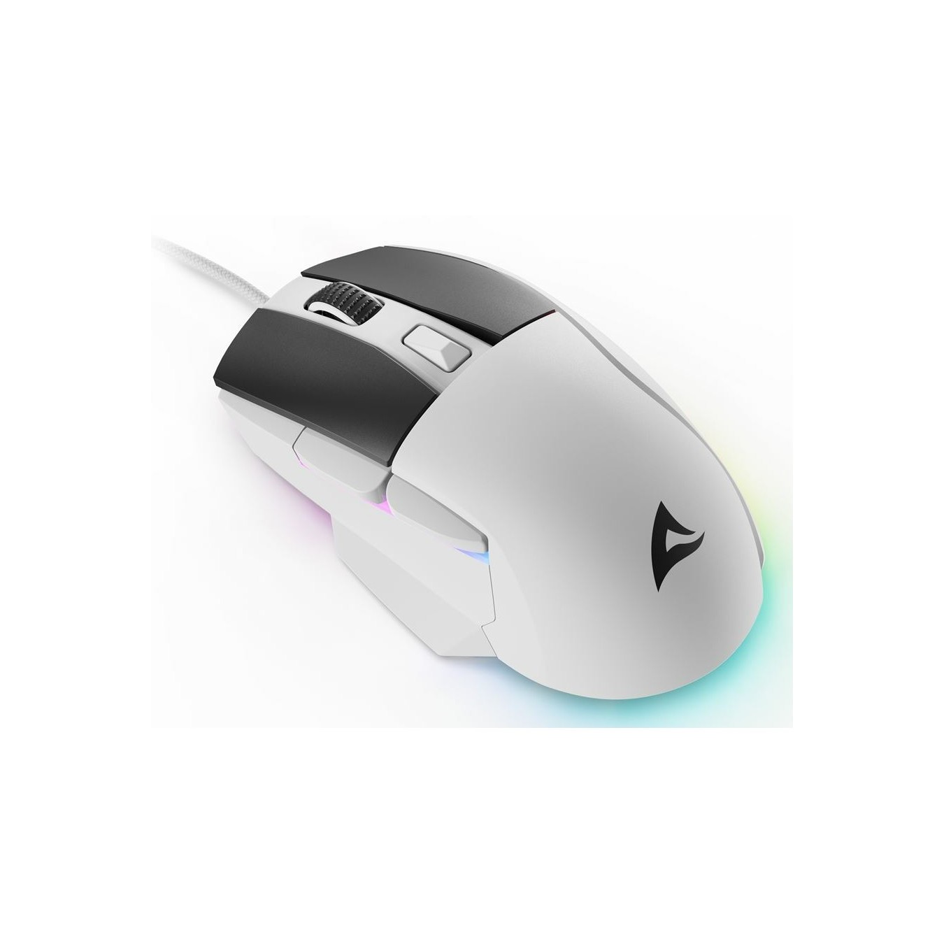 Sharkoon Maus Shark - SGM35 - Optical, 6 Buttons, 6400 DPI, White — Buy in Cyprus with Fast Delivery