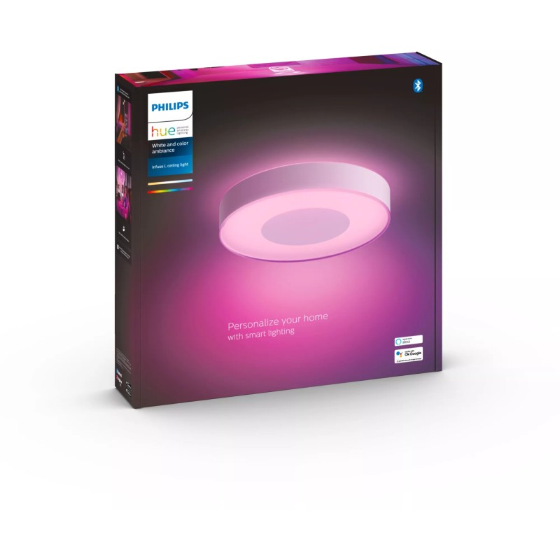 Buy Philips Hue White & Color Ambiance Infuse Ceiling Light - RGB, White Finish,... in Cyprus, Nicosia, Limassol, Larnaka, Pafos
