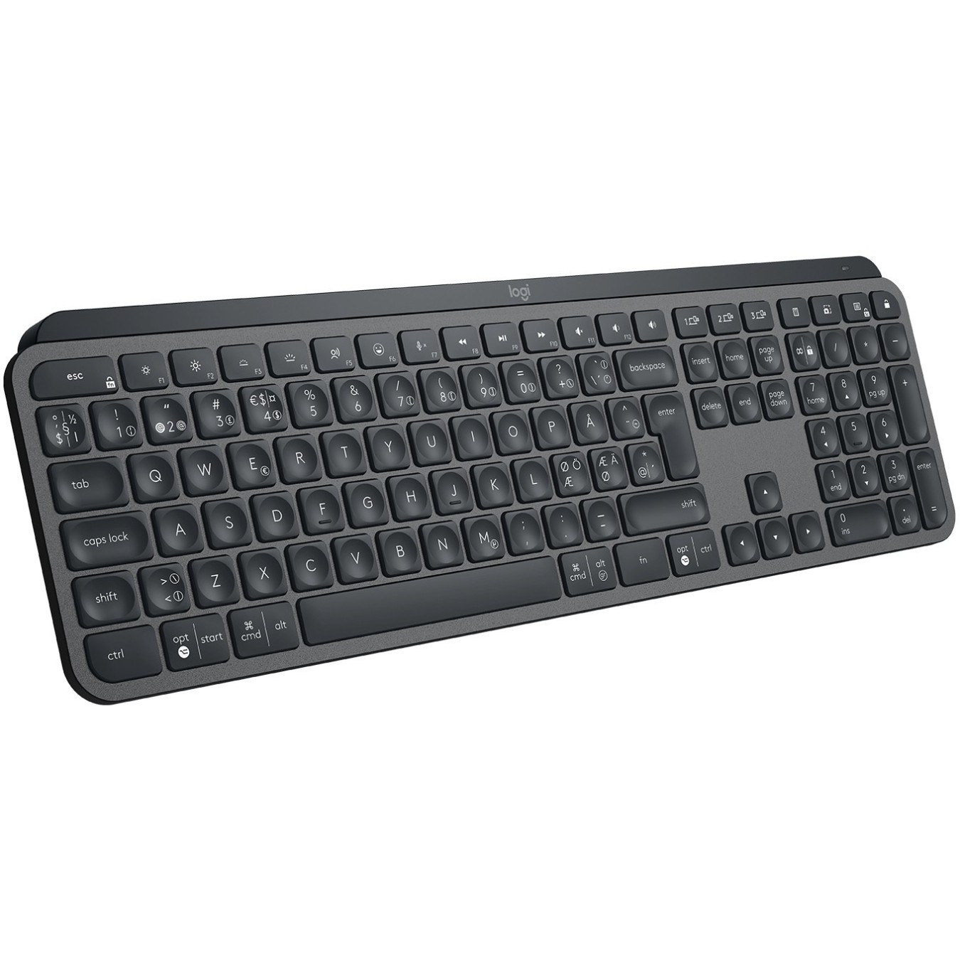 MX Keys for Business - Graphite - 100% Full-Size, Bluetooth/2.4G Tri-Mode, Backlit, Scissor switches
