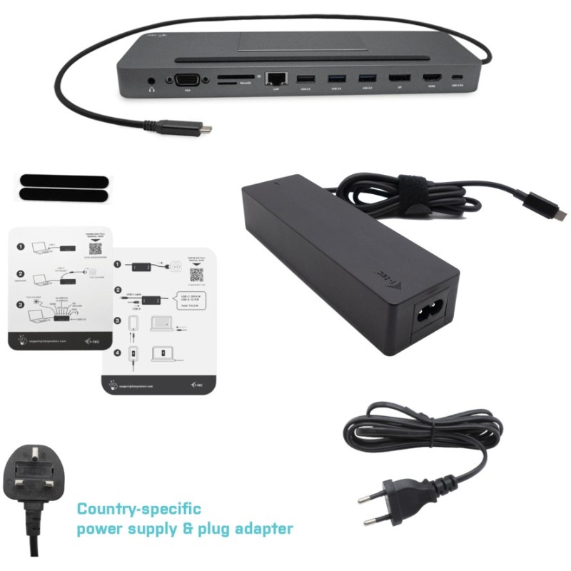 Buy I-TEC USB-C METAL ERGONOMIC 4K Dock in Cyprus, Nicosia, Limassol, Larnaka, Pafos