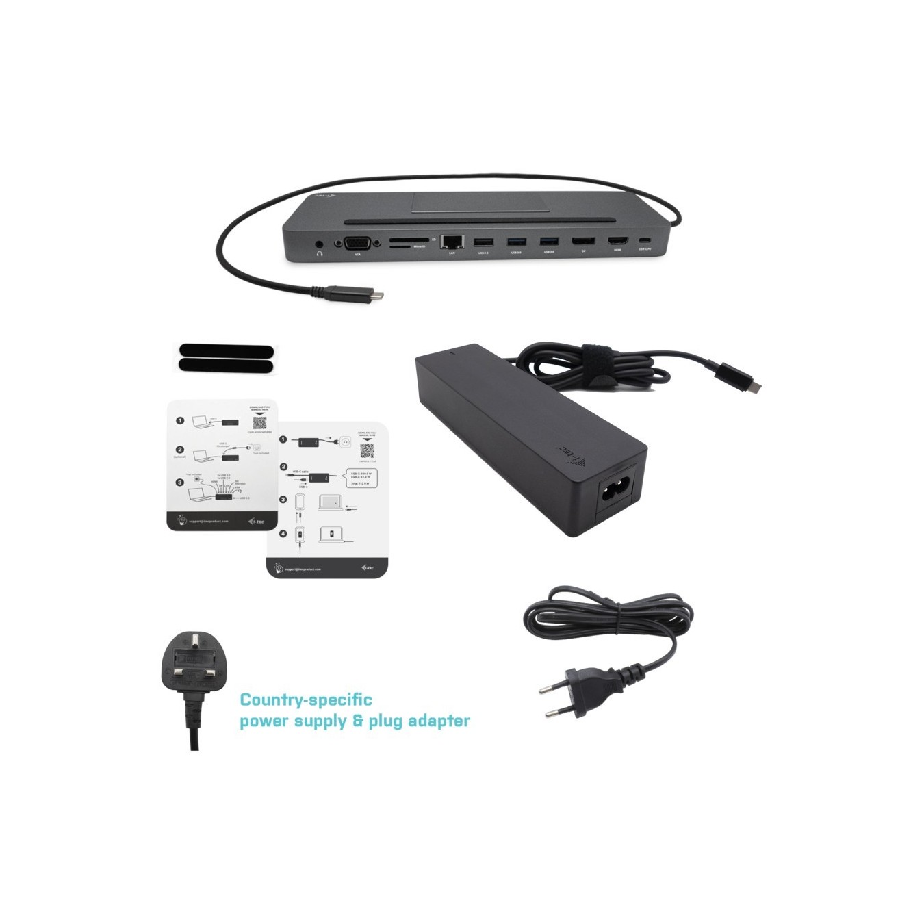I-TEC USB-C METAL ERGONOMIC 4K Dock — Buy in Cyprus with Fast Delivery