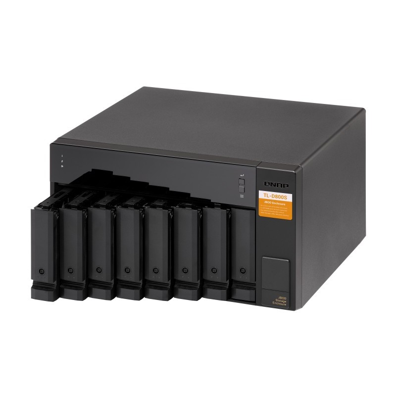 Buy QNAP TL-D800S 8-bay desktop SATA JBOD expansion unit - TL-D800S - 8 bays, JB... in Cyprus, Nicosia, Limassol, Larnaka, Pafos