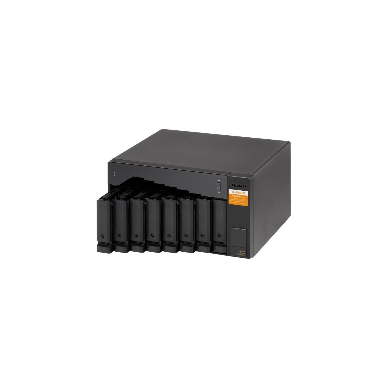 QNAP TL-D800S 8-bay desktop SATA JBOD expansion unit - TL-D800S - 8 bays, JBOD, 3.5-inch HDD support