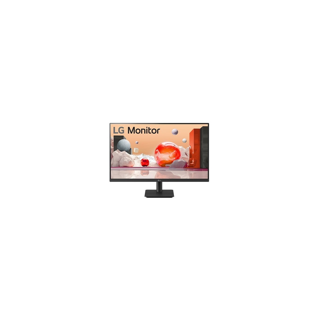 LG Monitor - 27BA400-B - 27-inch FHD IPS Monitor, 1920x1080, 100Hz, 2x HDMI, Built-in Speakers, Black