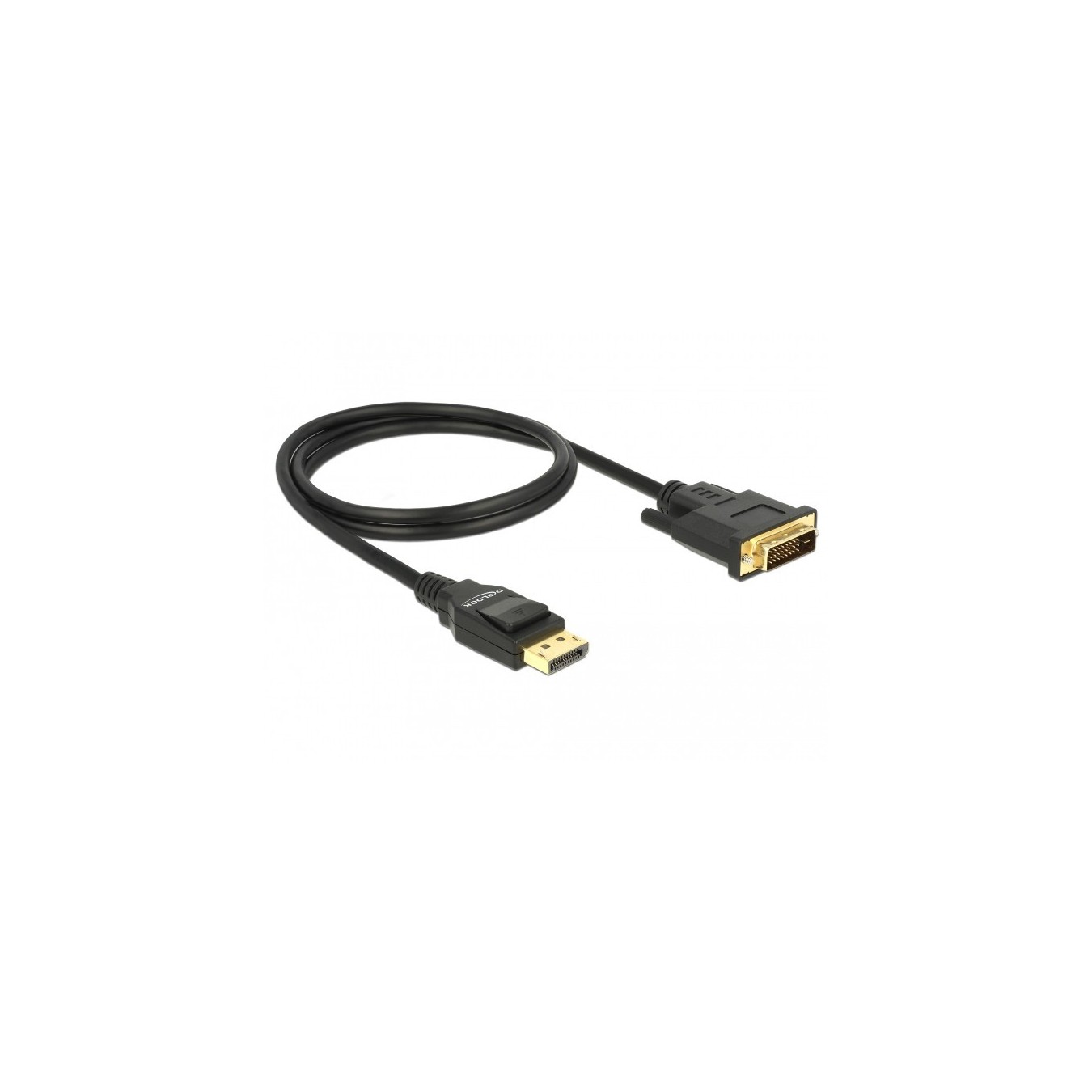 DELOCK DisplayPort 1.2 to DVI-D 24+1 Passive Cable - 1 m - Black — Buy in Cyprus with Fast Delivery