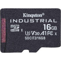 Kingston microSDHC Industrial Card 16GB pSLC - Single Pack with Adapter — Buy in Cyprus with Fast Delivery