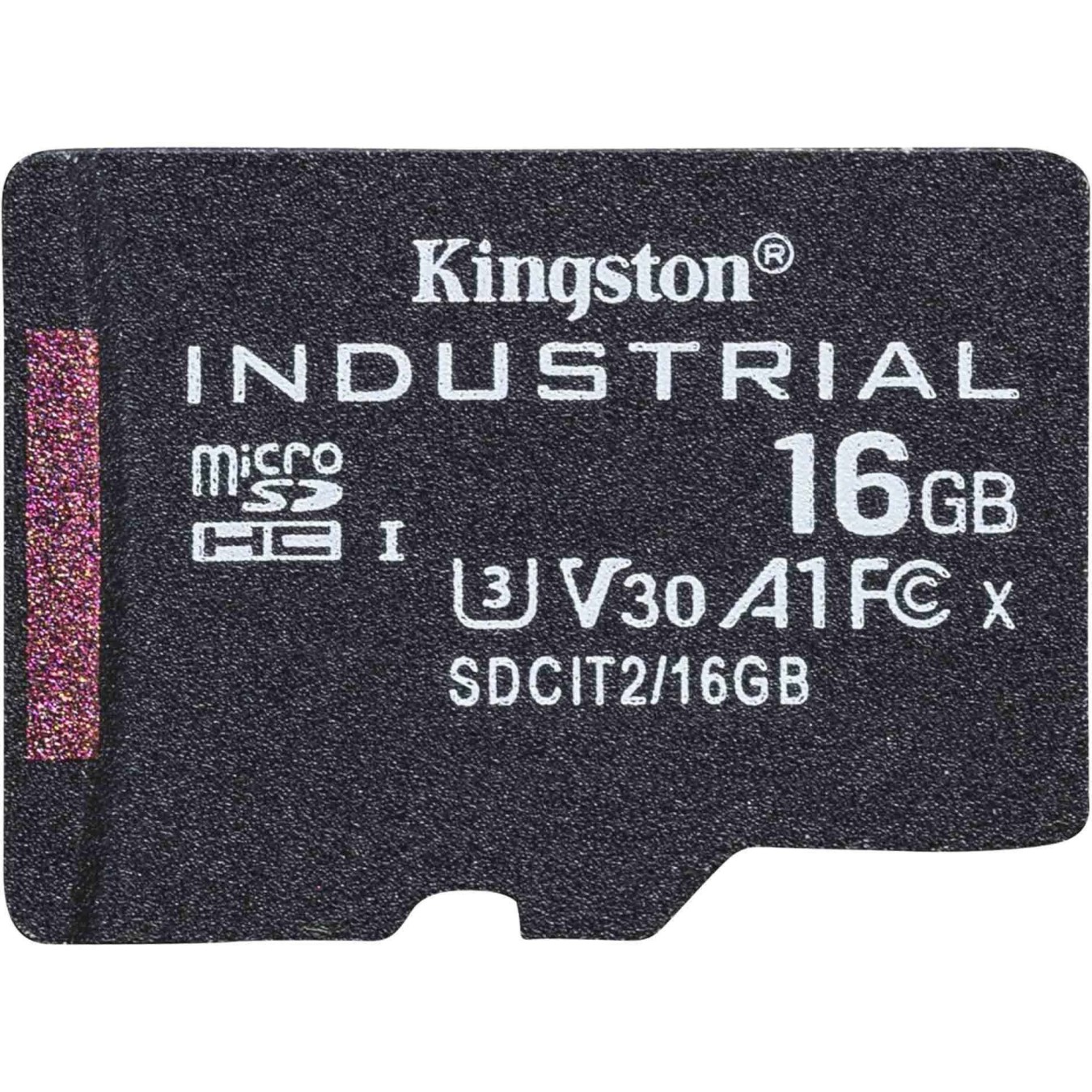Kingston microSDHC Industrial Card 16GB pSLC - Single Pack with Adapter — Buy in Cyprus with Fast Delivery
