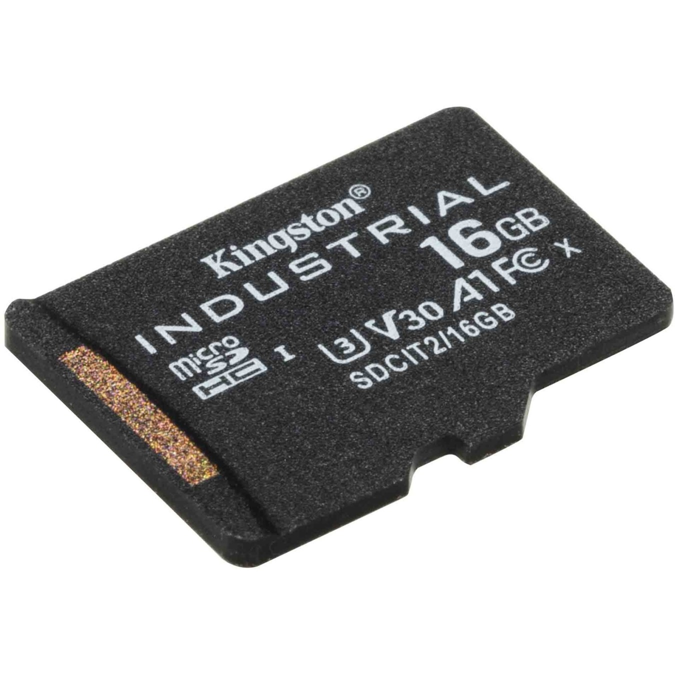 Kingston microSDHC Industrial Card 16GB pSLC - Single Pack with Adapter — Buy in Cyprus with Fast Delivery