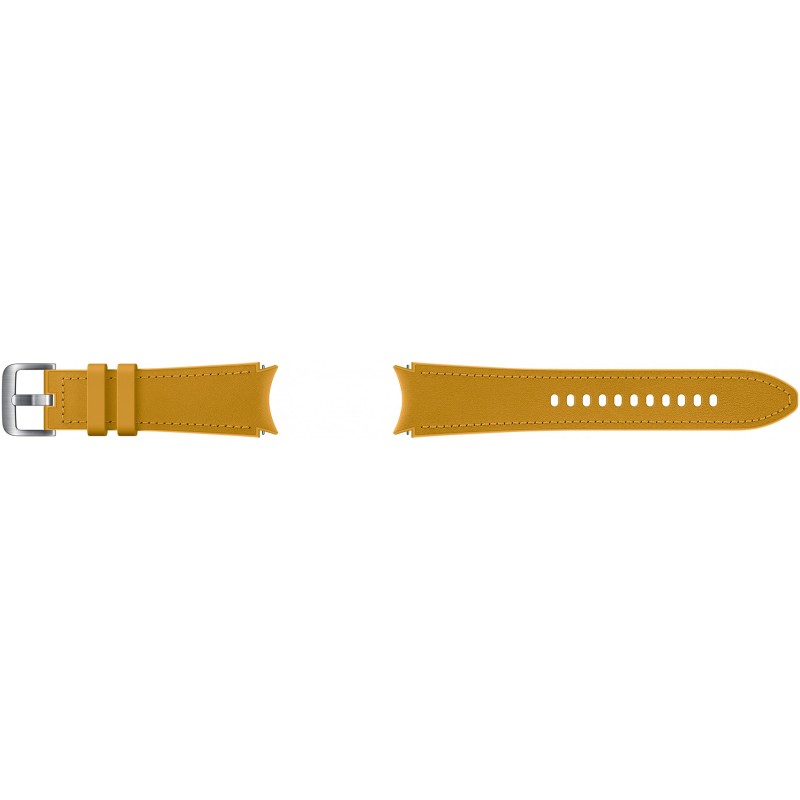 Buy Samsung Hybrid Leather Band (20 mm) mustard - Mustard color, M/L, 20 mm Gala... in Cyprus, Nicosia, Limassol, Larnaka, Pafos