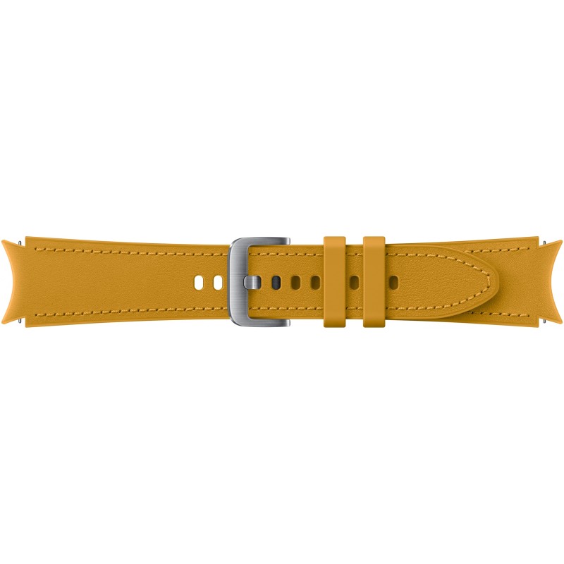 Buy Samsung Hybrid Leather Band (20 mm) mustard - Mustard color, M/L, 20 mm Gala... in Cyprus, Nicosia, Limassol, Larnaka, Pafos