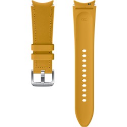 Buy Samsung Hybrid Leather Band (20 mm) mustard - Mustard color, M/L, 20 mm Gala... in Cyprus, Nicosia, Limassol, Larnaka, Pafos