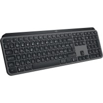 MX Keys S Graphite - Full-Size Wireless Keyboard with Tri-Mode Connectivity (USB/Bluetooth/2.4G)