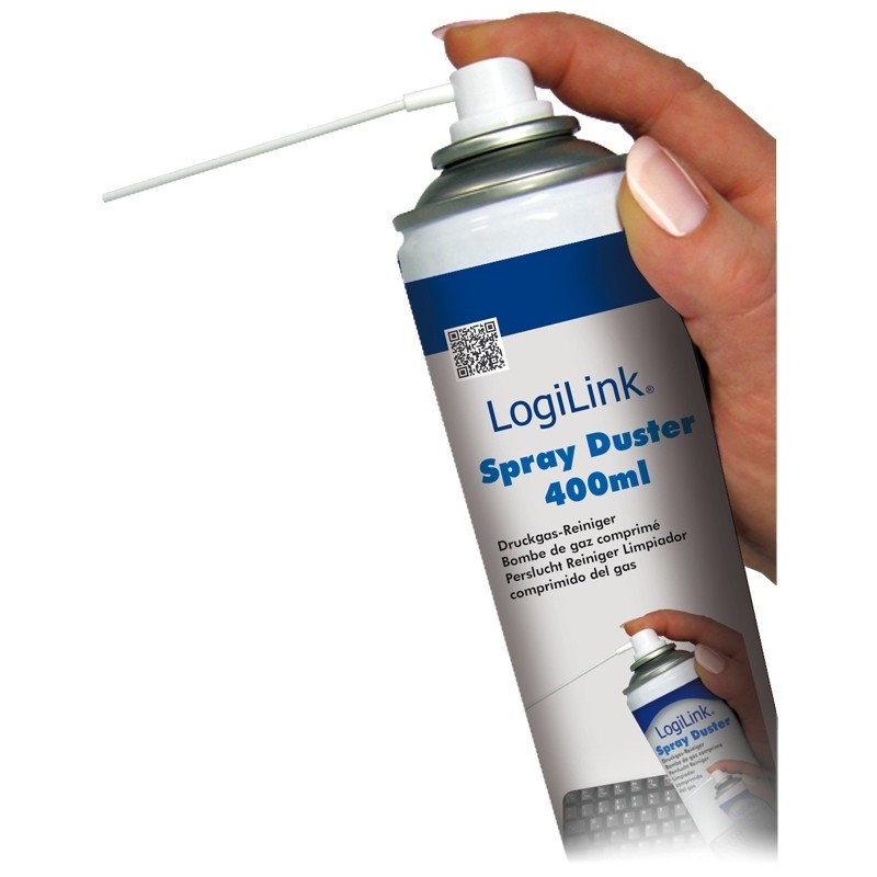 Buy LogiLink Druckluft-Reinigungsspray 400ml in Cyprus, Nicosia, Limassol, Larnaka, Pafos