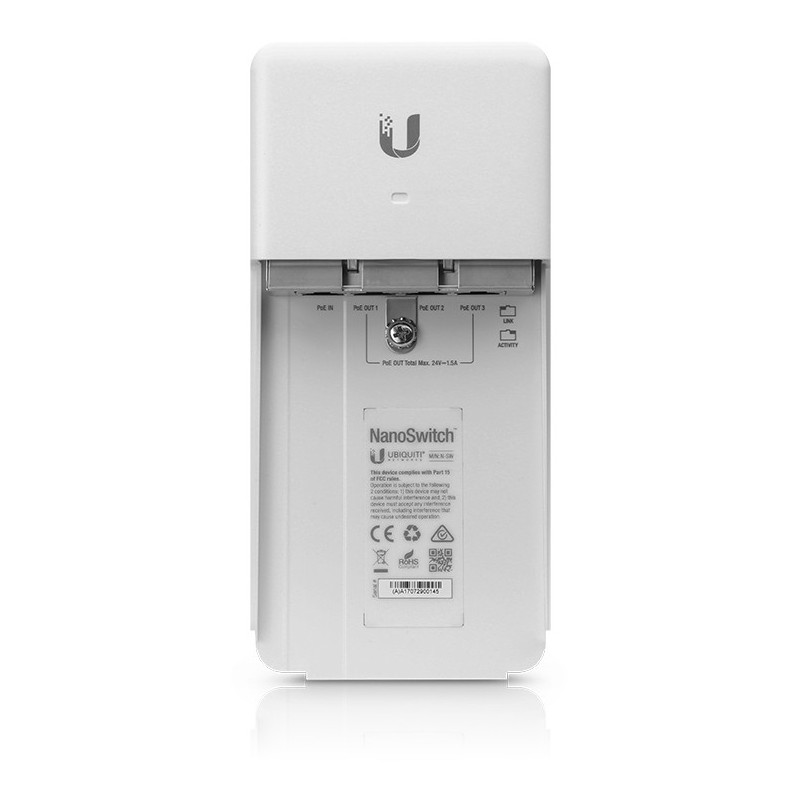 Buy 4P Ubiquiti N-SW - N-SW - Compact 4-Port Network Switch (Fanless, Unmanaged) in Cyprus, Nicosia, Limassol, Larnaka, Pafos
