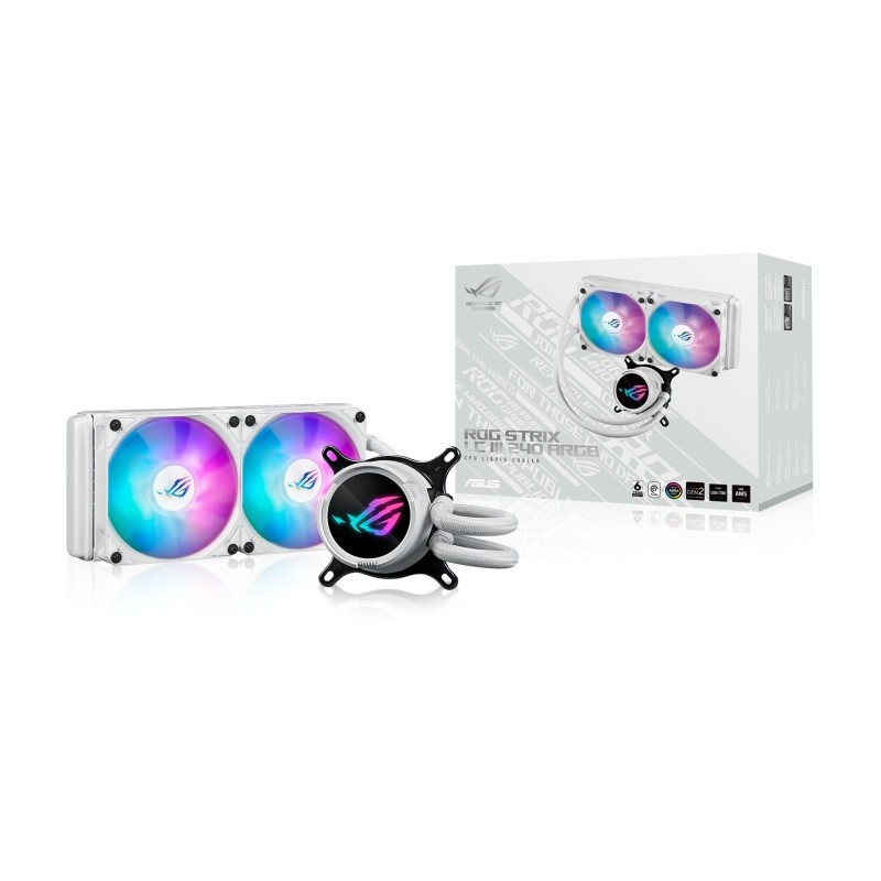 Buy ASUS ROG Strix LC III 240 ARGB White Edition - LC III 240 - 240mm AIO Cooler... in Cyprus, Nicosia, Limassol, Larnaka, Pafos