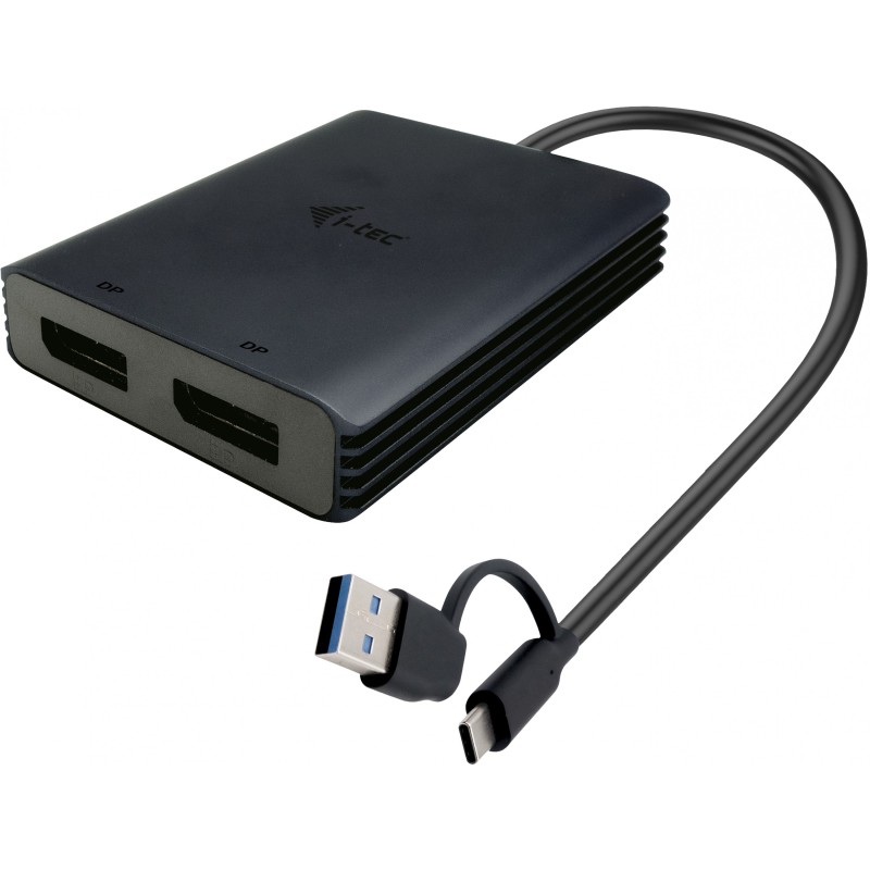 Buy I-TEC USB-C to DP Dual Adapter - (2x DisplayPort outputs) in Cyprus, Nicosia, Limassol, Larnaka, Pafos