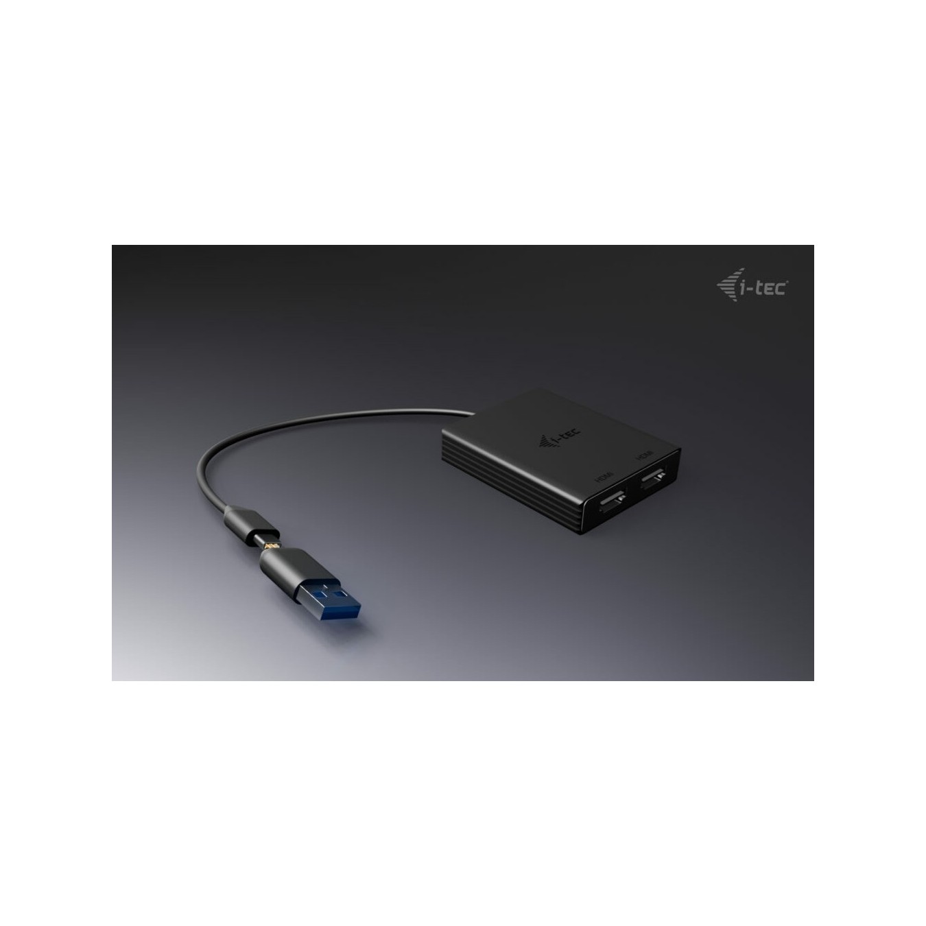 I-TEC USB-C to DP Dual Adapter - (2x DisplayPort outputs) — Buy in Cyprus with Fast Delivery