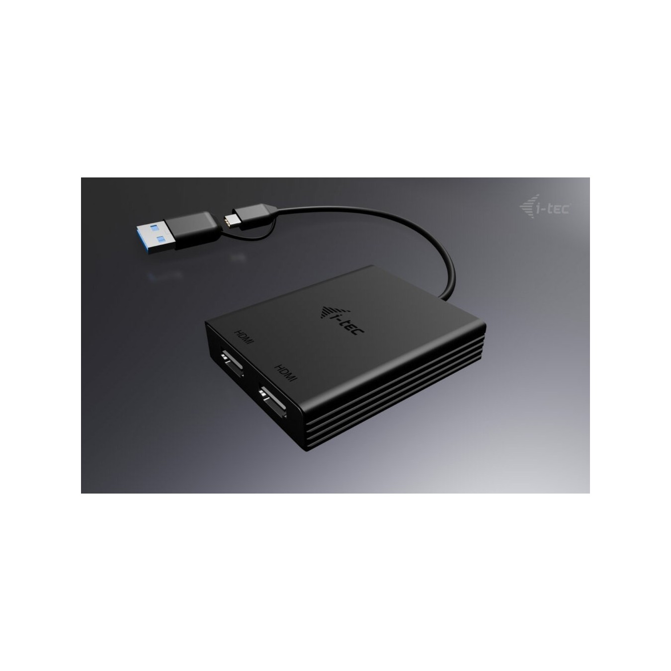 I-TEC USB-C to DP Dual Adapter - (2x DisplayPort outputs) — Buy in Cyprus with Fast Delivery