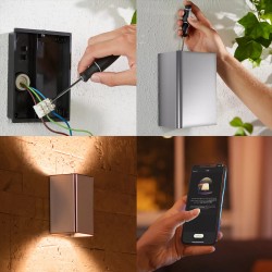 Buy Philips Hue White & Color Ambiance Resonate Wall Lamp - RGB, 1200 lm, Silver in Cyprus, Nicosia, Limassol, Larnaka, Pafos