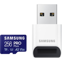 Buy Samsung PRO Plus microSDXC 256GB + USB card reader - 180 MB/s in Cyprus, Nicosia, Limassol, Larnaka, Pafos