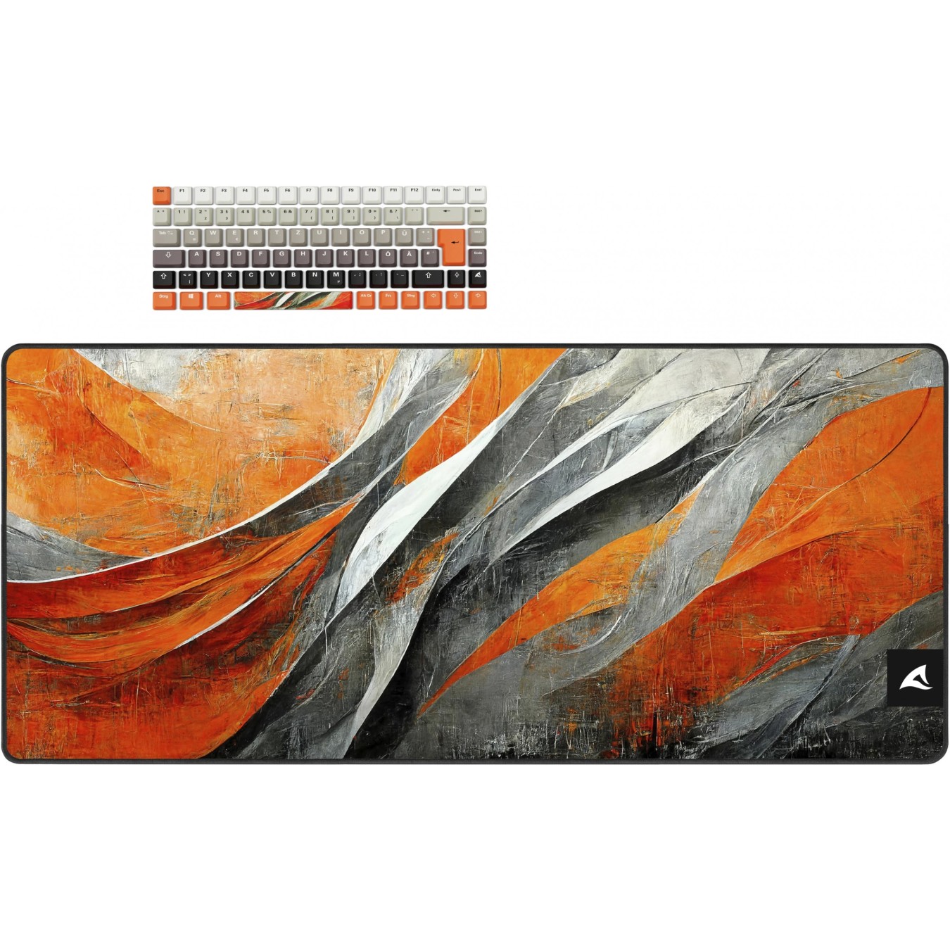 Sharkoon SKILLER SGK50 S3 Design Bundle D6 - SGK50 S3 - Orange/Gray — Buy in Cyprus with Fast Delivery