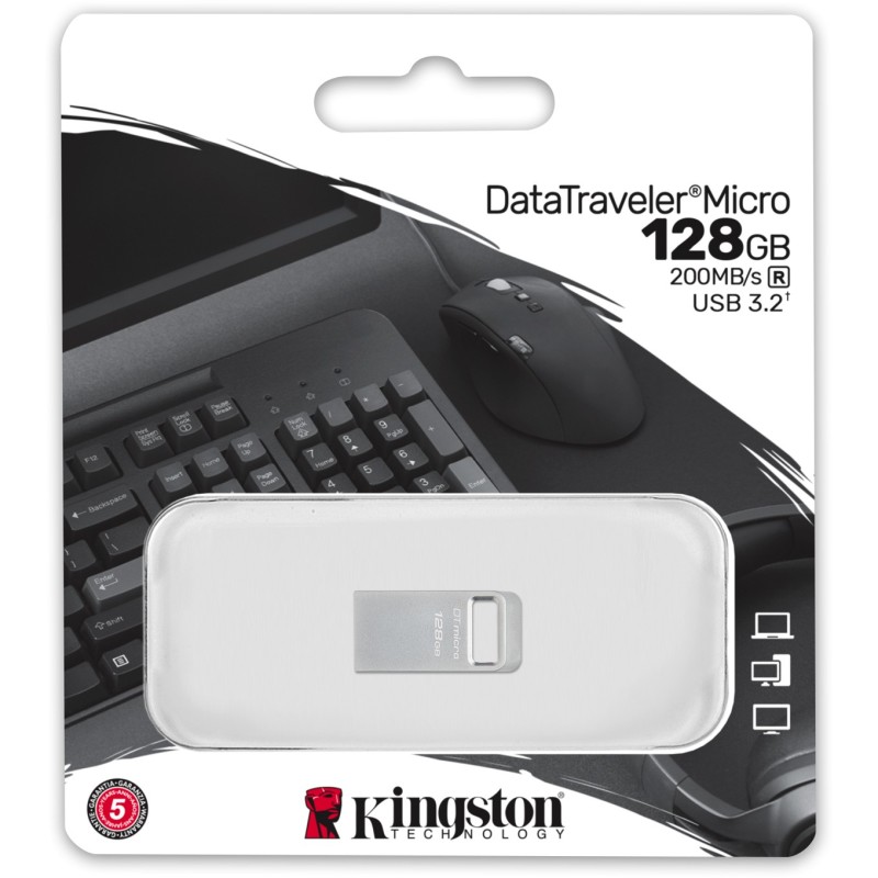 Buy Kingston DataTraveler Micro USB 3.2 Flash Drive - DataTraveler Micro - (Silv... in Cyprus, Nicosia, Limassol, Larnaka, Pafos