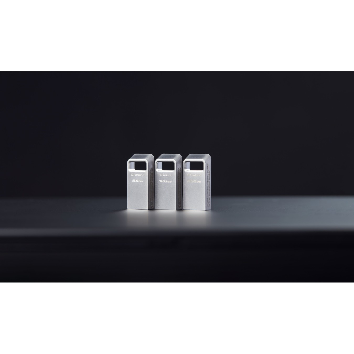 Kingston DataTraveler Micro USB 3.2 Flash Drive - DataTraveler Micro - (Silver, 128GB, USB 3.2)