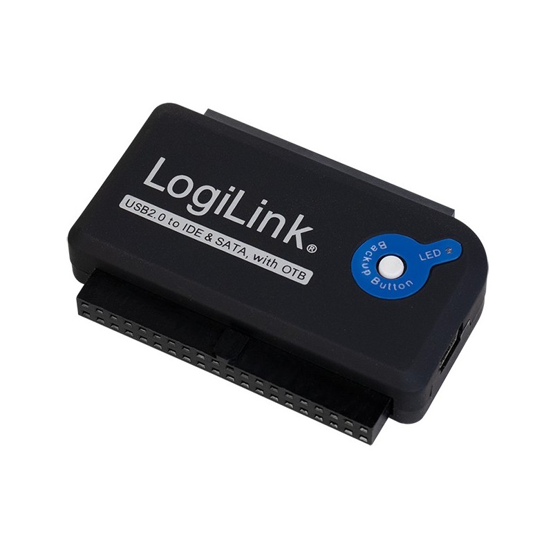Buy LogiLink USB 2.0 to 2.5'/3.5' IDE + SATA Adapter - Black in Cyprus, Nicosia, Limassol, Larnaka, Pafos