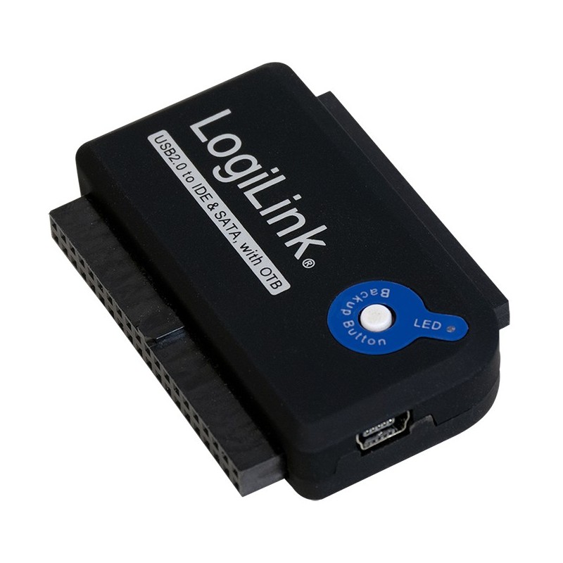 Buy LogiLink USB 2.0 to 2.5'/3.5' IDE + SATA Adapter - Black in Cyprus, Nicosia, Limassol, Larnaka, Pafos