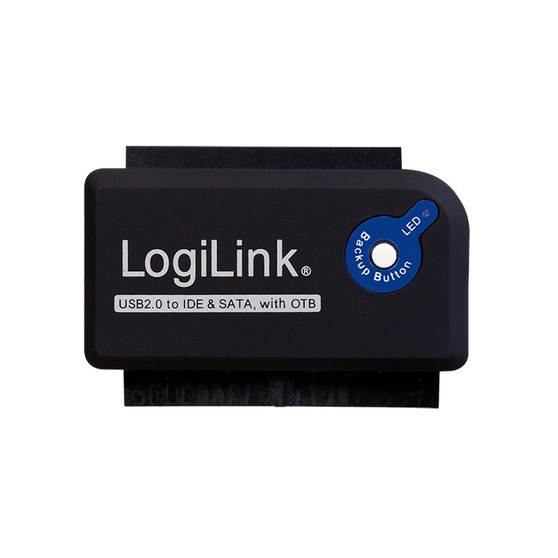 Buy LogiLink USB 2.0 to 2.5'/3.5' IDE + SATA Adapter - Black in Cyprus, Nicosia, Limassol, Larnaka, Pafos