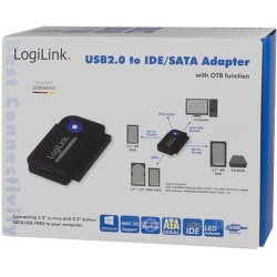 Buy LogiLink USB 2.0 to 2.5'/3.5' IDE + SATA Adapter - Black in Cyprus, Nicosia, Limassol, Larnaka, Pafos