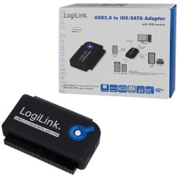 Buy LogiLink USB 2.0 to 2.5'/3.5' IDE + SATA Adapter - Black in Cyprus, Nicosia, Limassol, Larnaka, Pafos