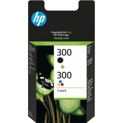 Buy HP 300 Original Ink Cartridge CN637EE - Black & Tri-Color (Standard Capacity... in Cyprus, Nicosia, Limassol, Larnaka, Pafos