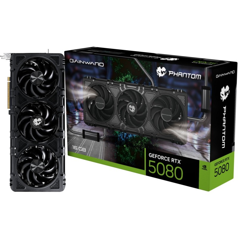 Buy RTX 5080 16GB Gainward Phantom - 5080 - 3-Fan Gaming Graphics Card in Cyprus, Nicosia, Limassol, Larnaka, Pafos
