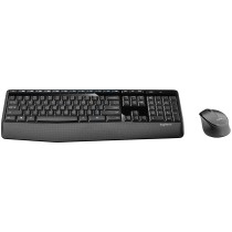 WIRELESS COMBO MK345 - MK345 - 100% Full-size, 2.4G dongle, Windows, No backlight, Membrane, CZE-SKY