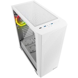 Buy Midi Sharkoon VS9 RGB White - VS9 - RGB illuminated mid-tower ATX case in Cyprus, Nicosia, Limassol, Larnaka, Pafos