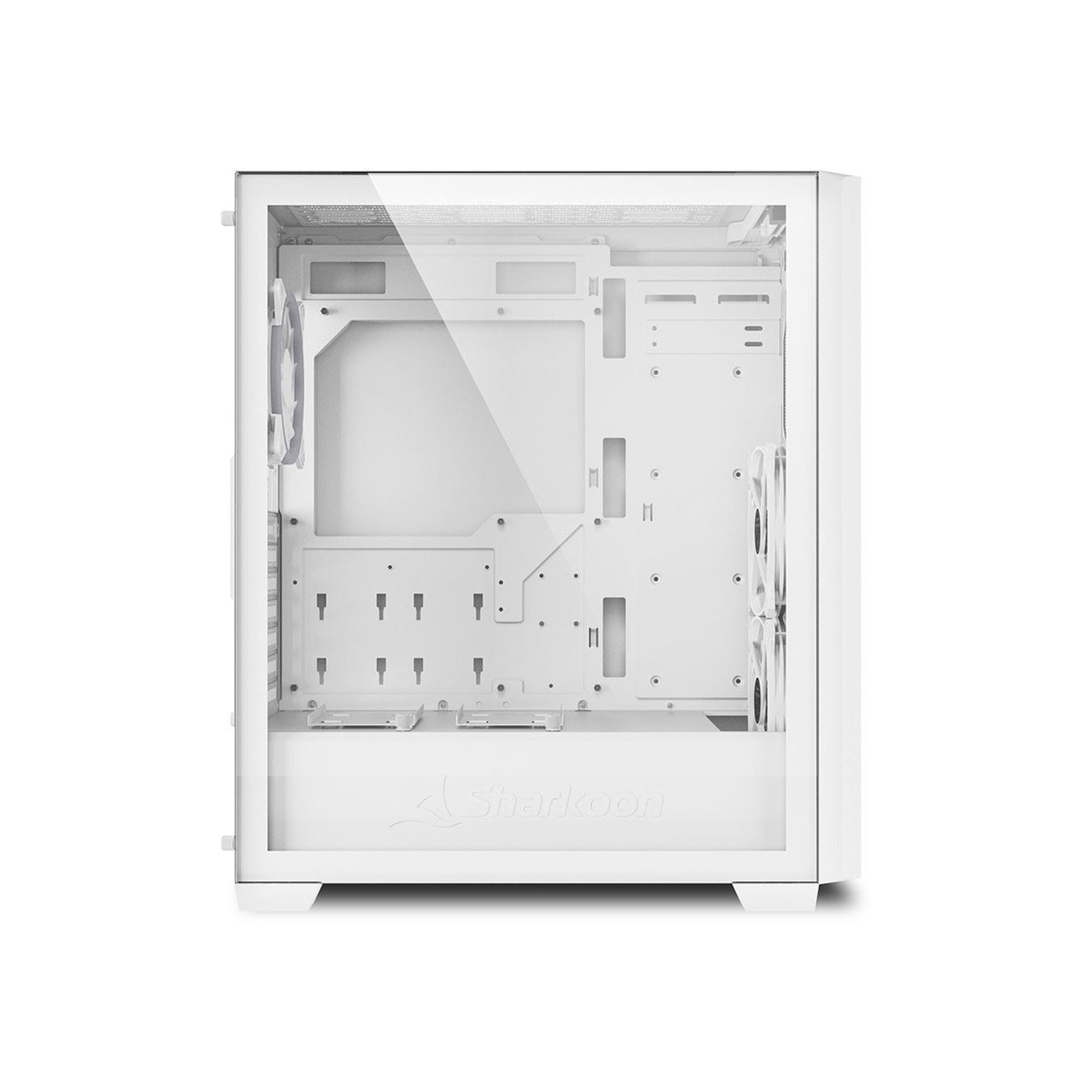Midi Sharkoon VS9 RGB White - VS9 - RGB illuminated mid-tower ATX case — Buy in Cyprus with Fast Delivery