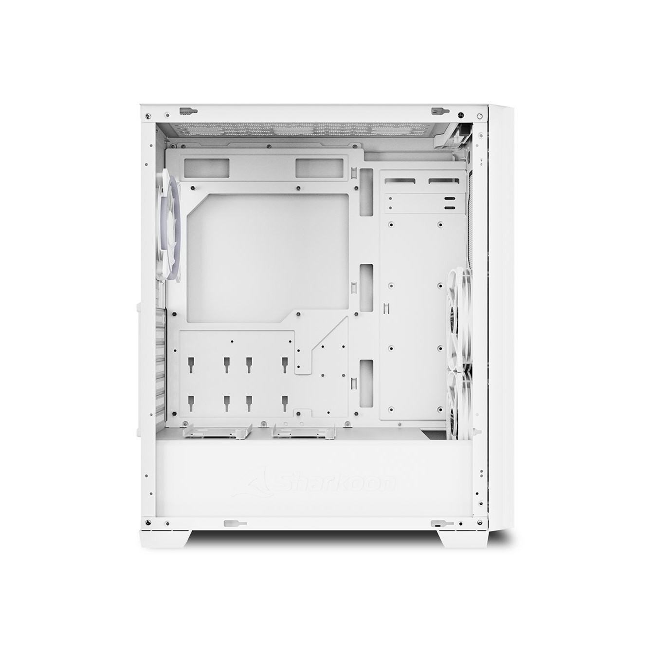 Midi Sharkoon VS9 RGB White - VS9 - RGB illuminated mid-tower ATX case — Buy in Cyprus with Fast Delivery