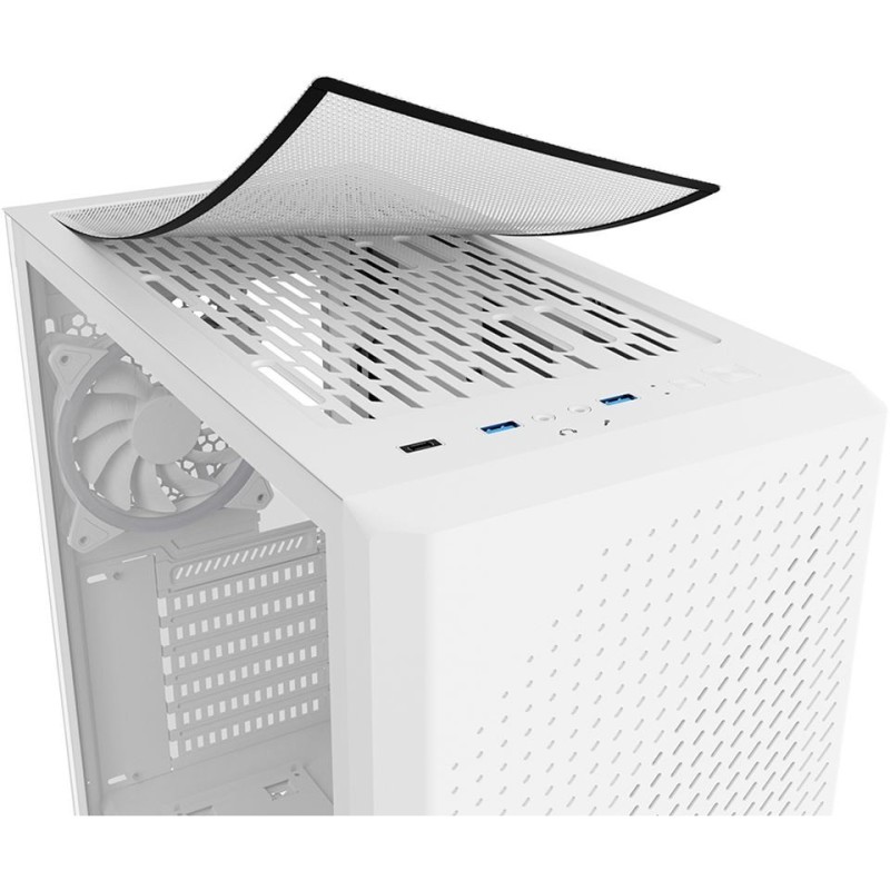 Buy Midi Sharkoon VS9 RGB White - VS9 - RGB illuminated mid-tower ATX case in Cyprus, Nicosia, Limassol, Larnaka, Pafos
