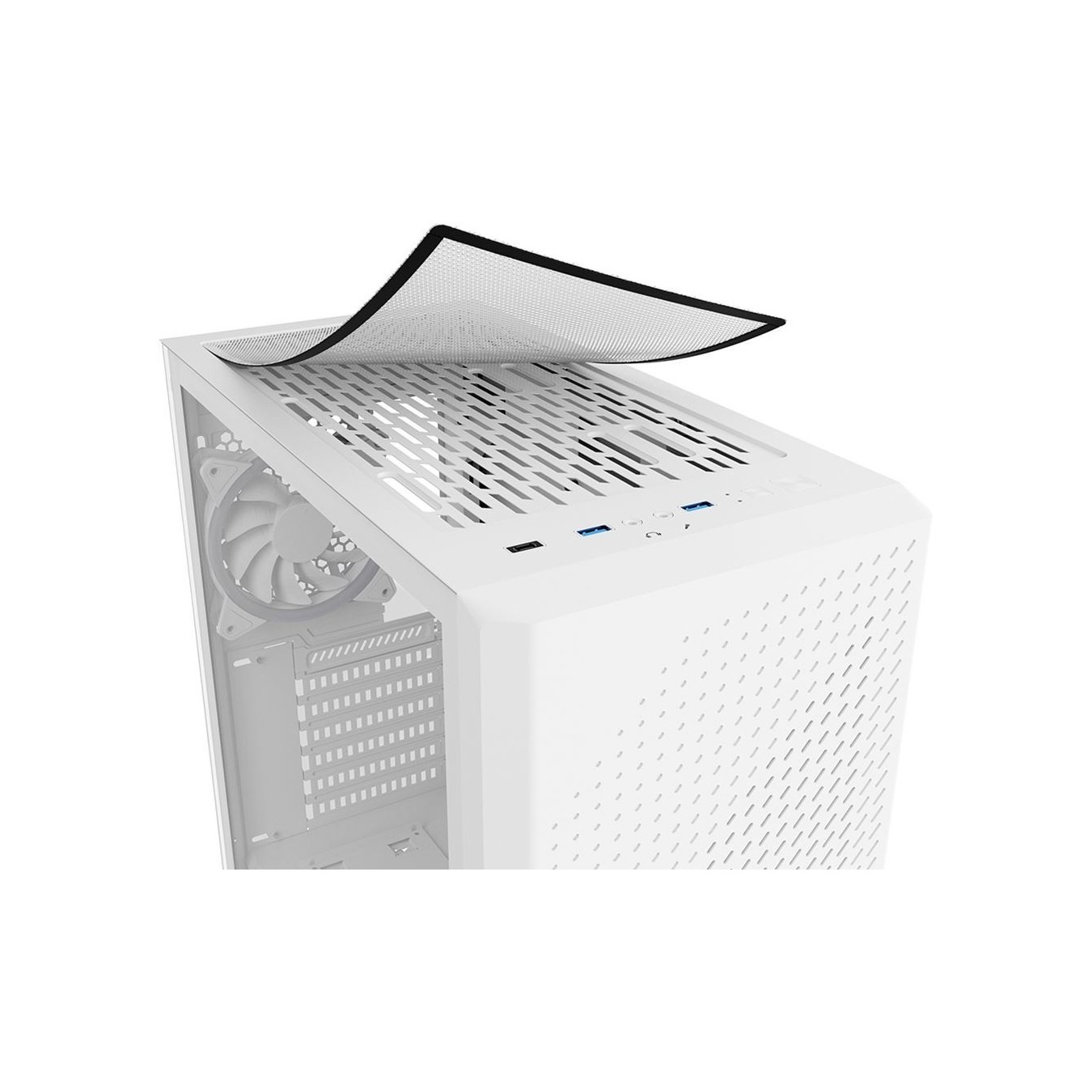 Midi Sharkoon VS9 RGB White - VS9 - RGB illuminated mid-tower ATX case — Buy in Cyprus with Fast Delivery