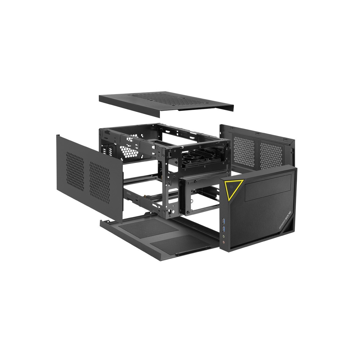 Sharkoon Shark Zone C10 Mini-ITX - C10 - Black — Buy in Cyprus with Fast Delivery