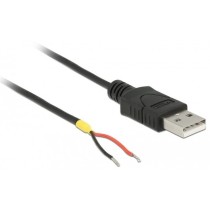 DELOCK USB 2.0 Type-A Male to 2x Bare Wire Ends Cable - USB-A, DIY bare-wire — Buy in Cyprus with Fast Delivery