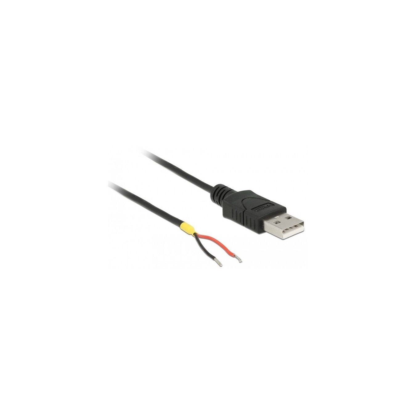 DELOCK USB 2.0 Type-A Male to 2x Bare Wire Ends Cable - USB-A, DIY bare-wire — Buy in Cyprus with Fast Delivery