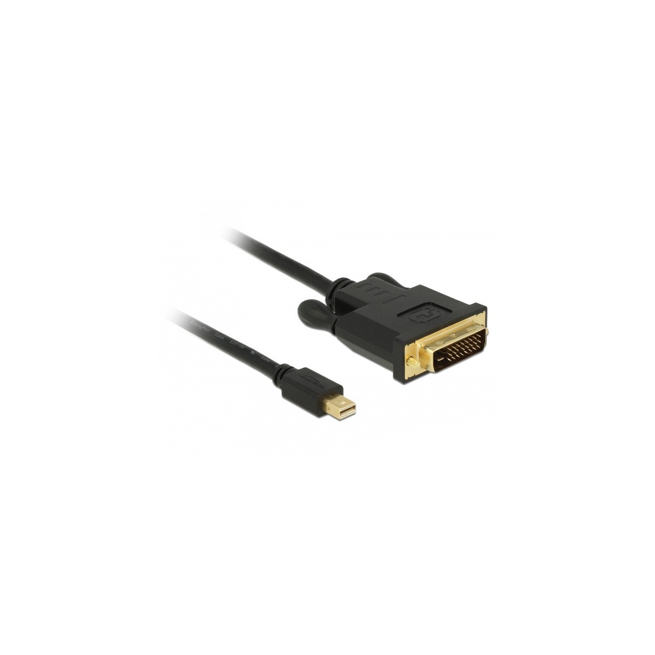 DELOCK Mini DisplayPort 1.1 to DVI 24+1 Cable - (Length: 2 m) — Buy in Cyprus with Fast Delivery