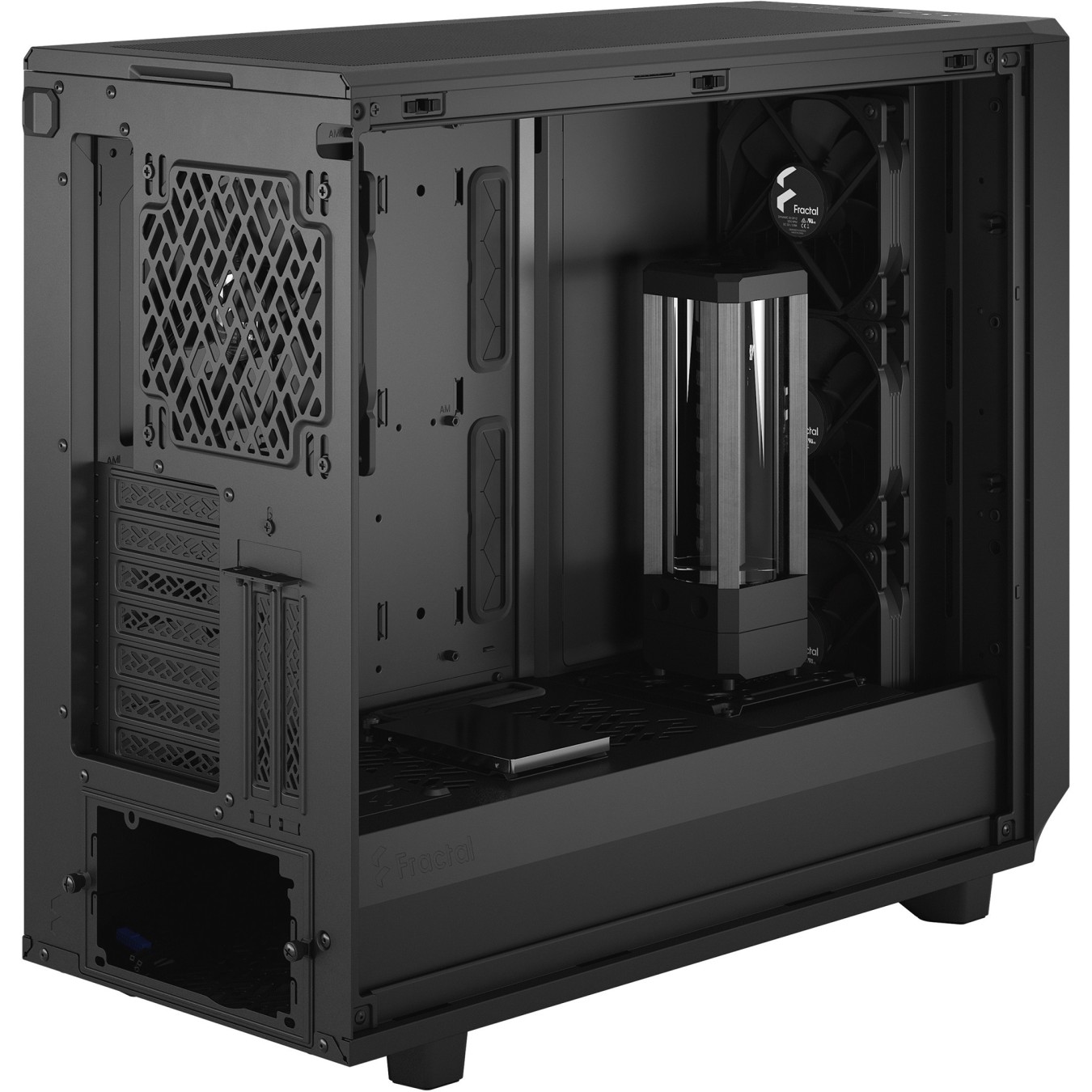 Fractal Design Meshify 2 – Black Window Mid Tower PC Case – E-ATX Support, 420mm Radiator | Armenius Store