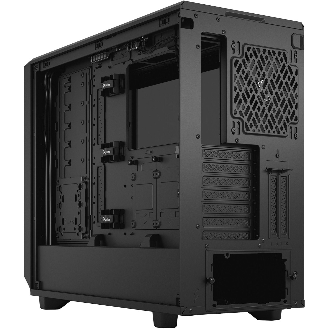Fractal Design Meshify 2 – Black Window Mid Tower PC Case – E-ATX Support, 420mm Radiator | Armenius Store
