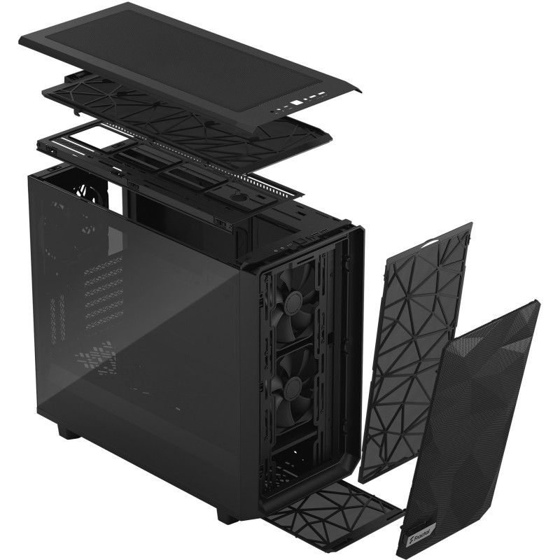 Buy Fractal Design Meshify 2 - Black Window - Mid Tower PC Case in Cyprus, Nicosia, Limassol, Larnaka, Pafos