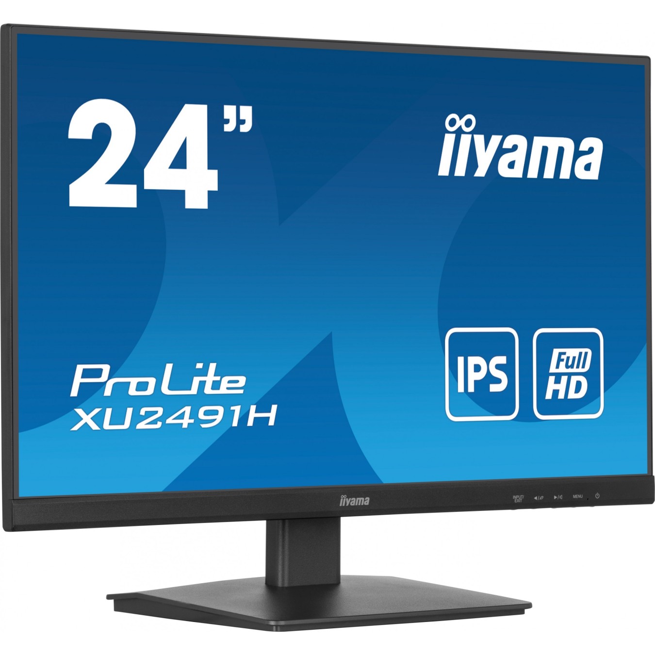 IIYAMA 23.8 IPS Monitor - XU2491H-B1 - Flat, 1920x1080, HDMI + DP — Buy in Cyprus with Fast Delivery