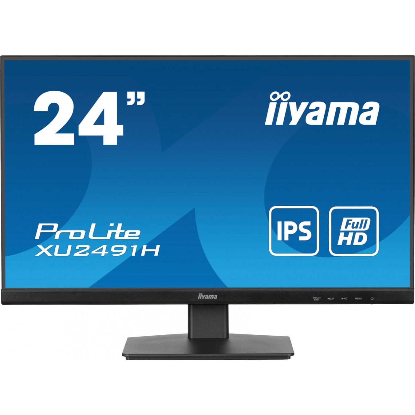IIYAMA 23.8 IPS Monitor - XU2491H-B1 - Flat, 1920x1080, HDMI + DP — Buy in Cyprus with Fast Delivery